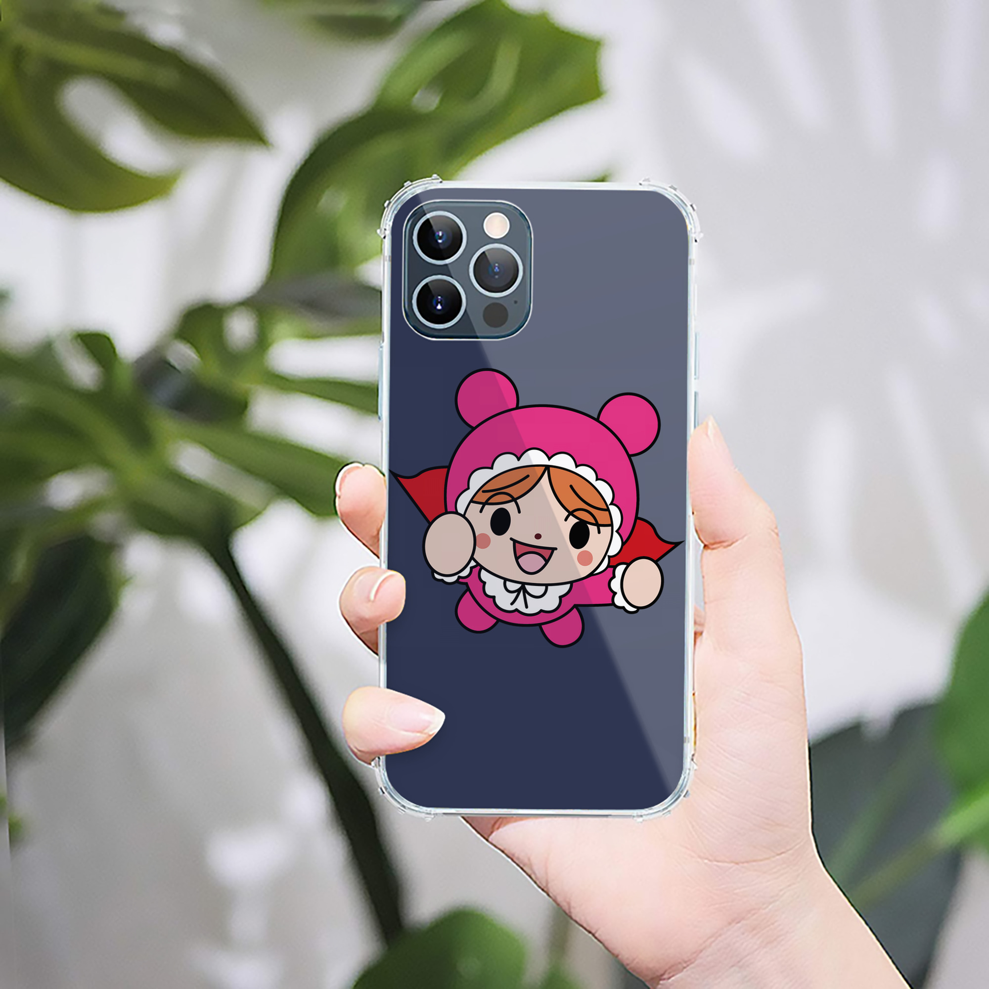 （画像用） アンパンマン Anpanman 【iPhone 12シリーズ対応】透明スマホケース（クリアソフトケース）